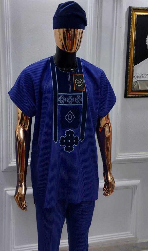 Blue Aso-oke