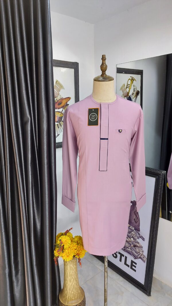 Pink Kaftan with Pockets